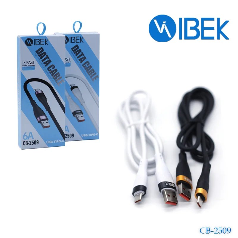 [CB-2509] CABLE USB TYPE C 6A 1MENGOMADO Ibek