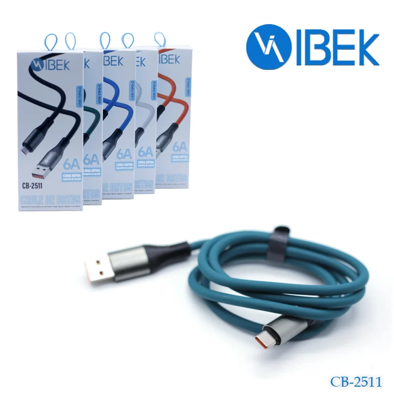 [CB-2511] CABLE USB TYPE C 6A 1MENGOMADO Ibek