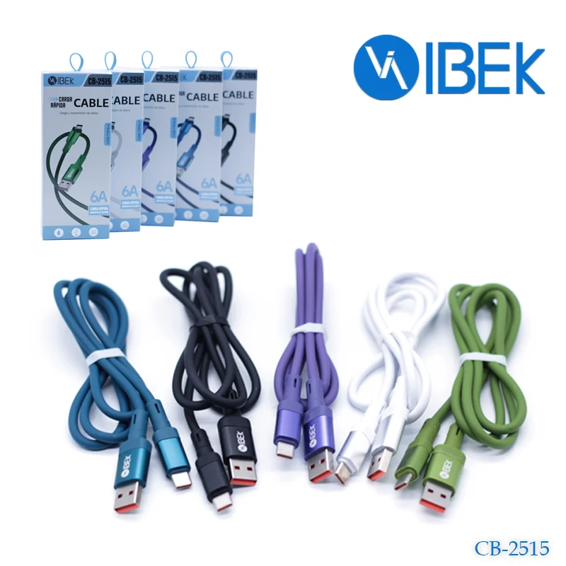 [CB-2515] CABLE USB TYPE C 6A 1MENGOMADO Ibek