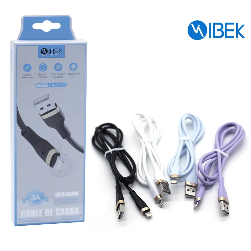 [CB-26306] CABLE USB USB A LIGHTNING Ibek