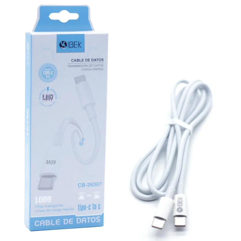 [CB-26307] CABLE TYPE C A TYPE C 60W 1M Ibek