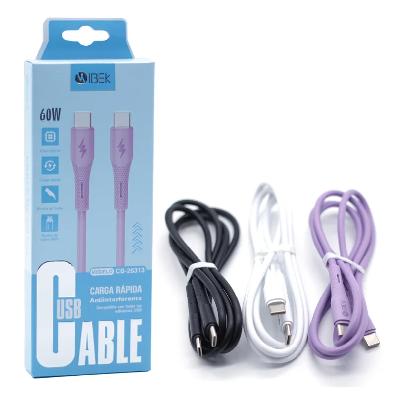 [CB-26313] CABLE TYPE C A TYPE C 60W 1M Ibek