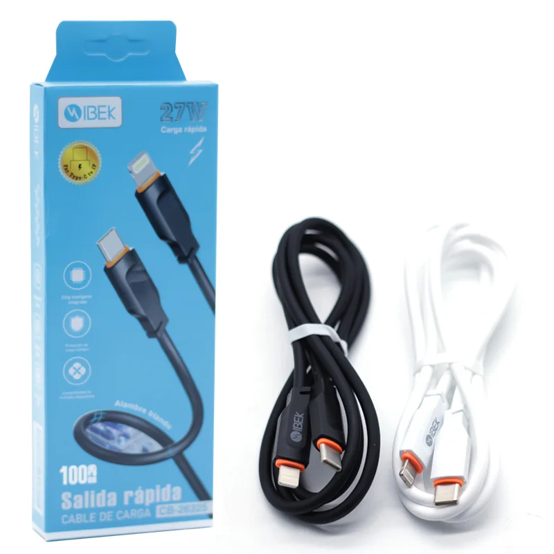[CB-26325] CABLE TYPE C A LIGHTNING 3A 1M Ibek