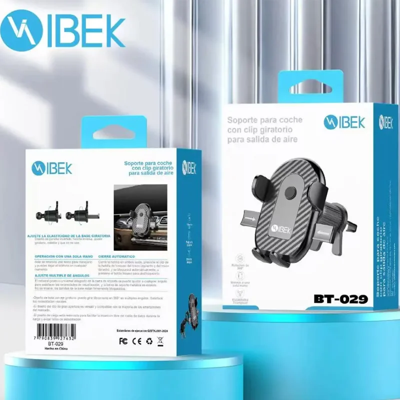 [BT-029] SOPORTE AUTO REJILLA VENTILACIÓN Ibek