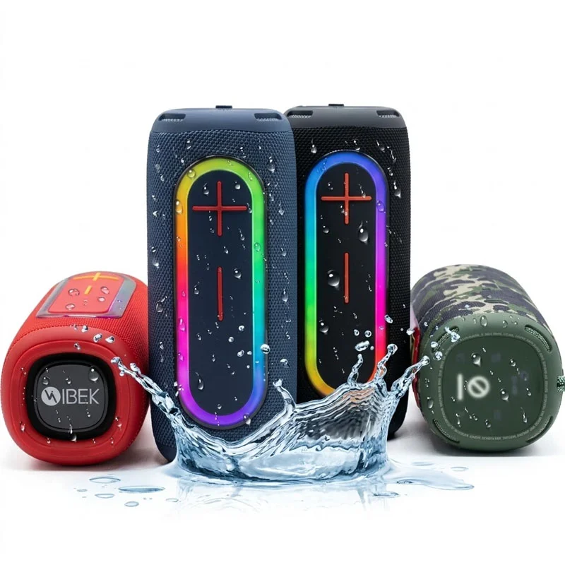 [BT-10P] PARLANTE BLUETOOTH C/ LUZ RGB -10W. Colores surtidos. Ibek
