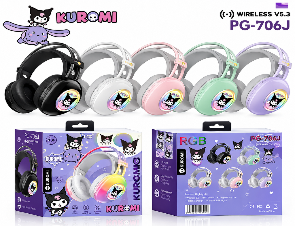 [PG706J3] AURICULAR BLUETOOTH KUROMI Sanrio
