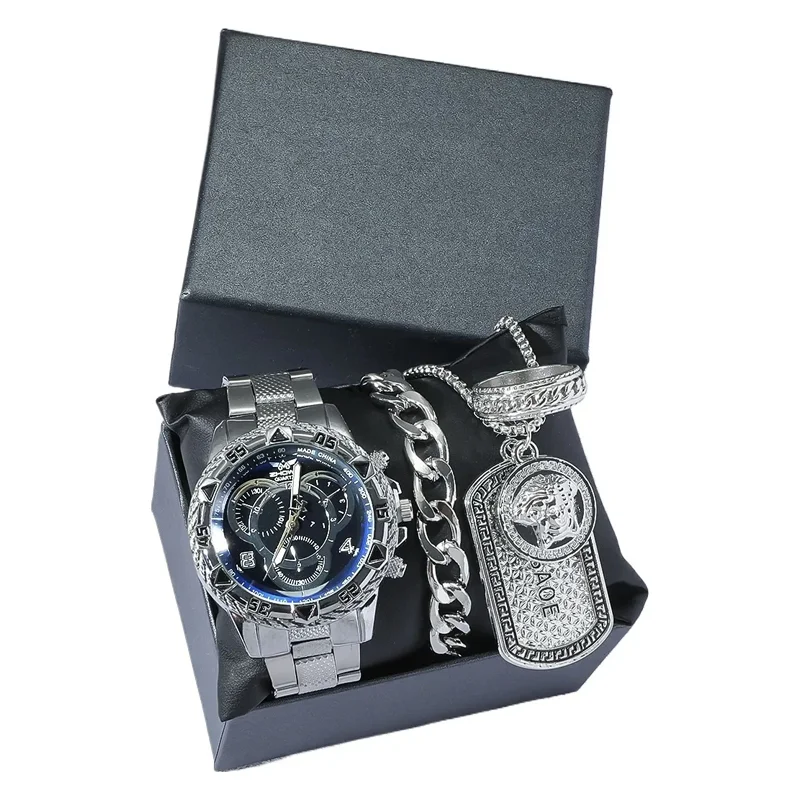 [S05191] RELOJ PARA HOMBRE 4 EN 1