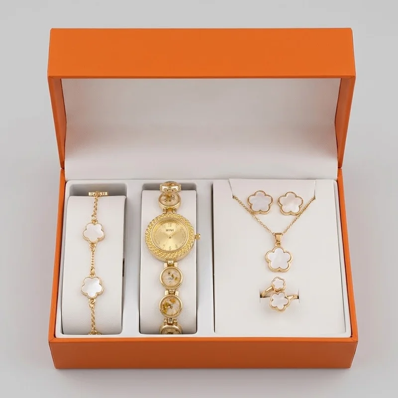 [S06255] RELOJ PARA MUJER 4 EN 1