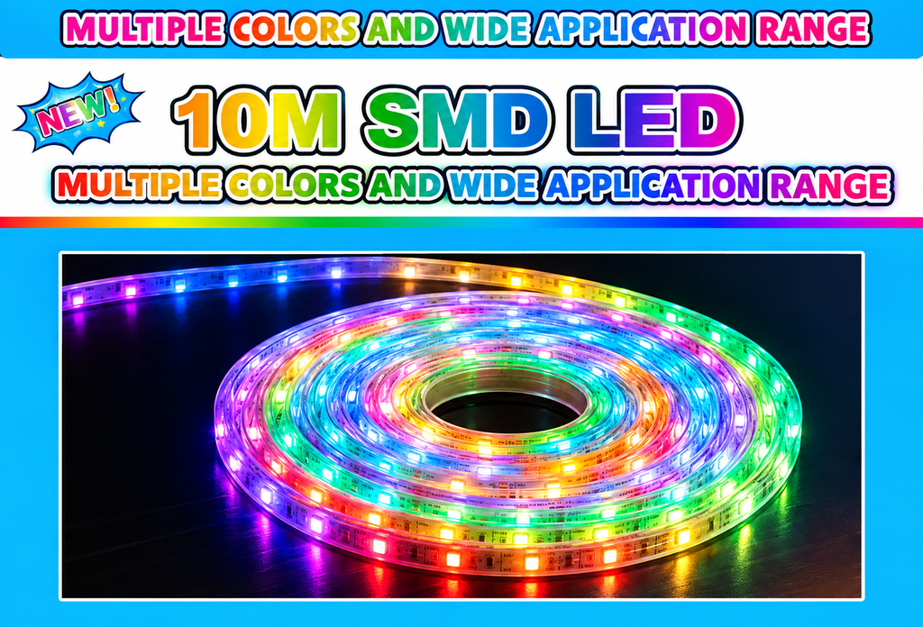 [220V-48L- 8001-10M] Tira Led Multicolor Rgb Exterior 10 Mts Con Enchufe A 220v 220V-48L-8001-10M