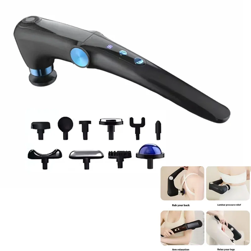 [SL-2024] Massageador Pistola Portátil Dobrável 10 Em 1 Quente E Frio SL-2024