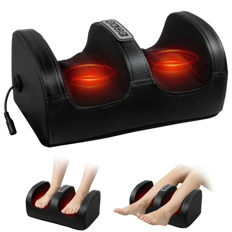 [SL-801] Masajeador de pies, máquina de masaje de pies eléctrica Compresa caliente ajustable Amasado profundo SL-801