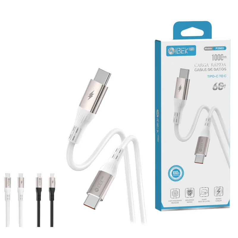 [P2663] CABLE TYPE C A TYPE C 60W Ibek Pro