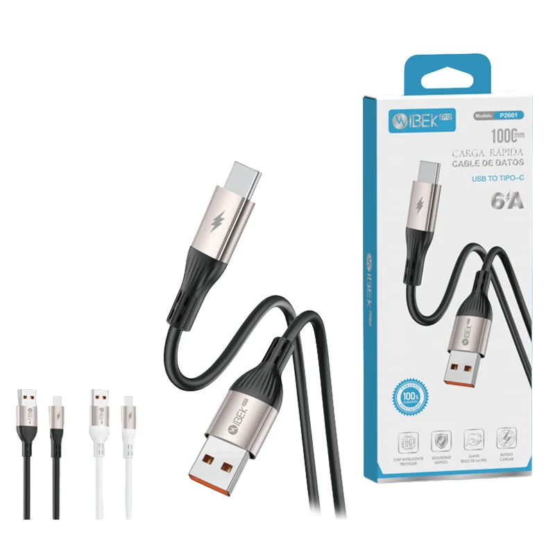 [P2661] CABLE USB A TYPE C 6A Ibek Pro