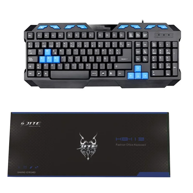 [KB-112] TECLADO CON CABLE USB GAMER KB-112
