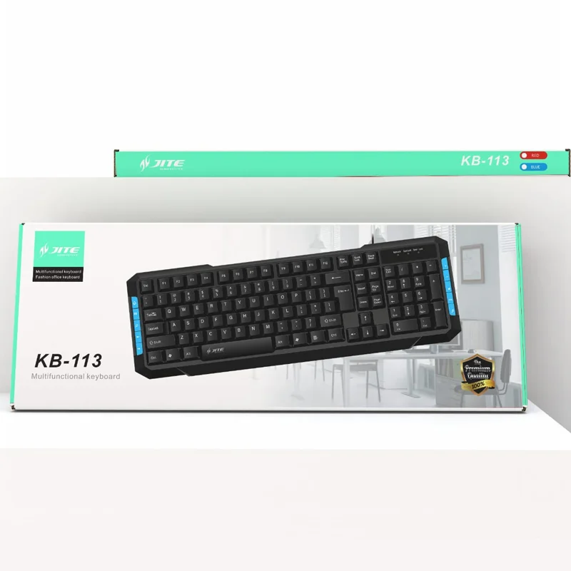 [KB-113] TECLADO CON CABLE USB KB-113