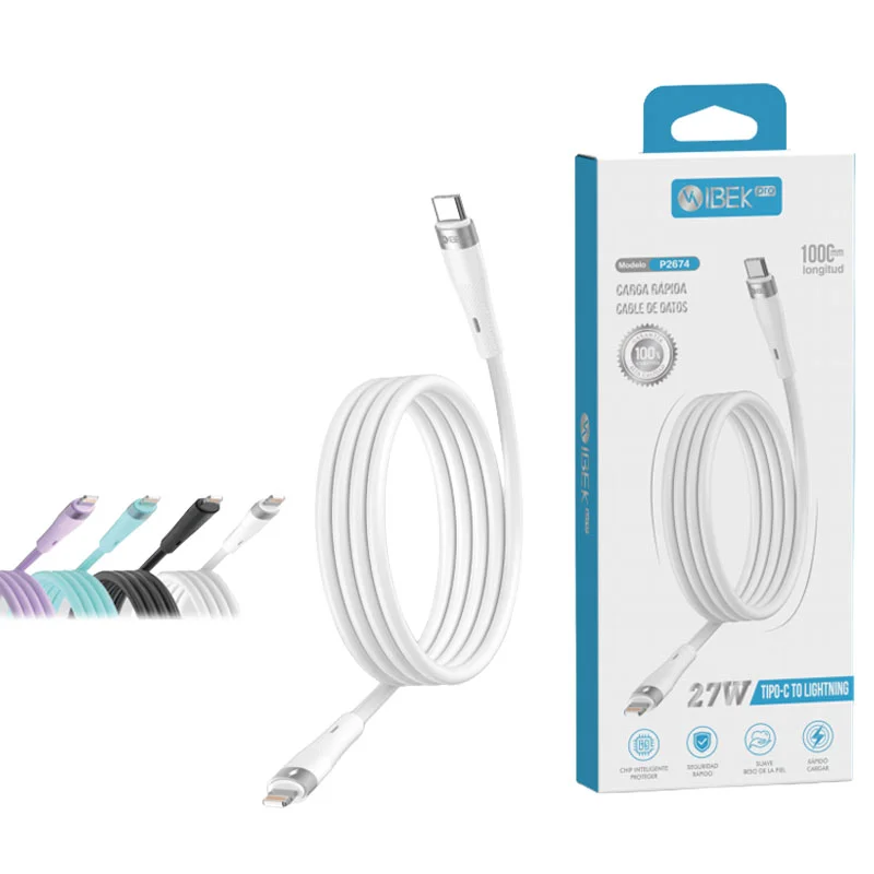 [P2674] CABLE TYPE C A LIGHTNING 27W Ibek Pro