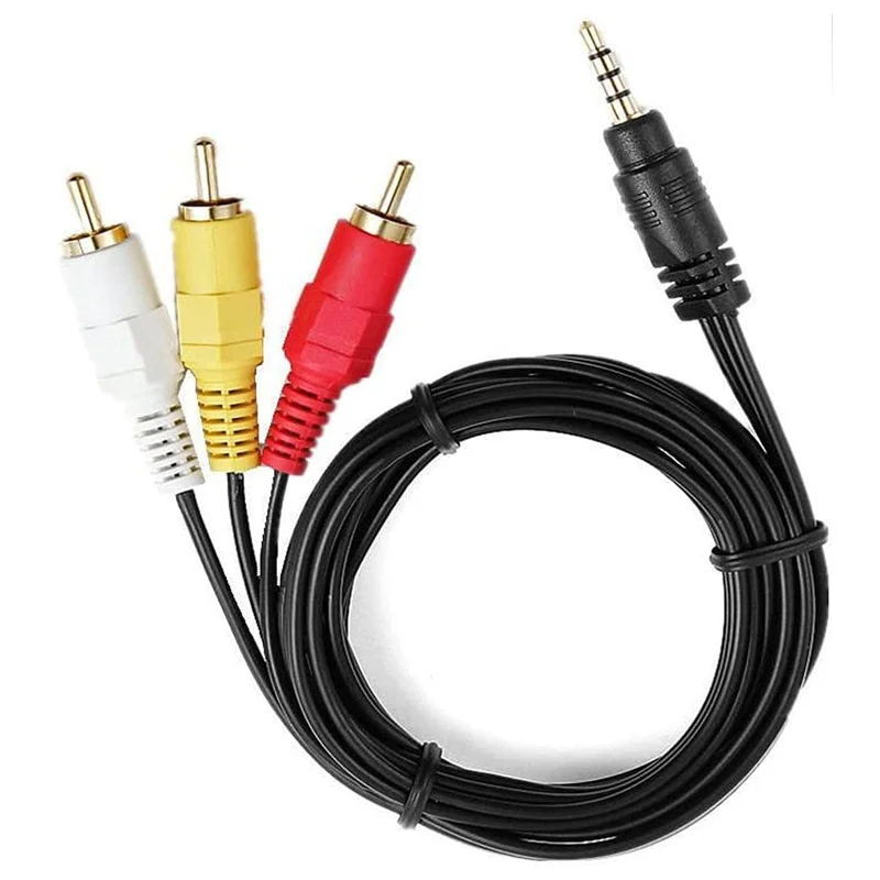 [P1028] CABLE 3RCA A 3.5MM 3M P1028