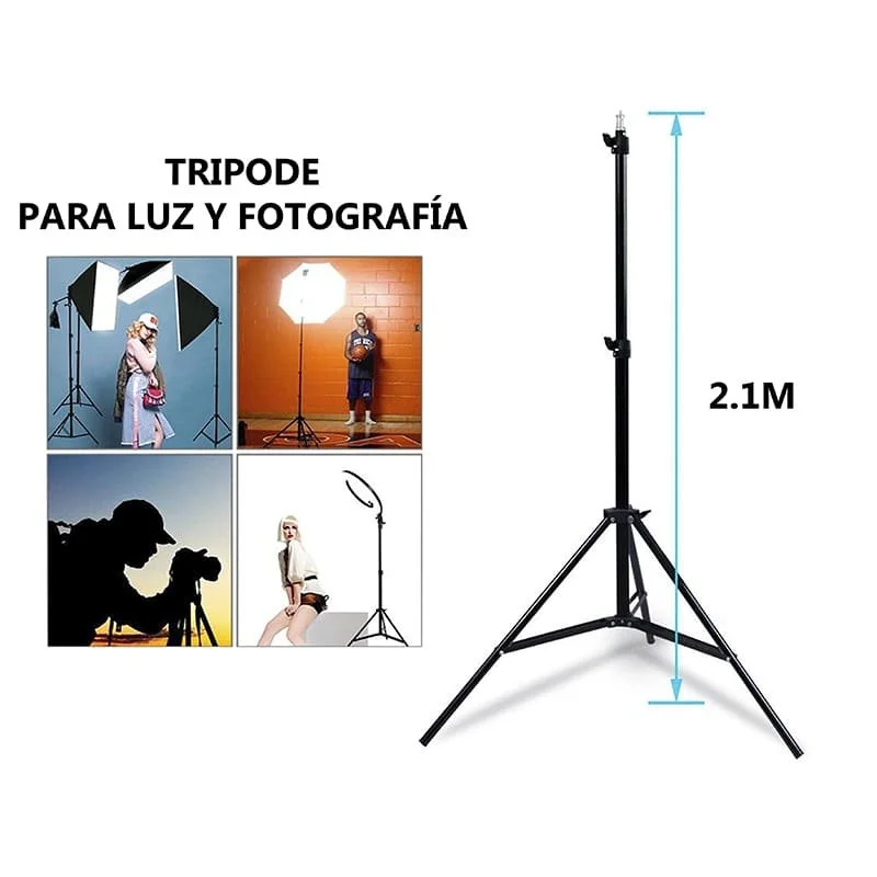TRIPODE PARA ARO DE LUZ / PANEL 2M
