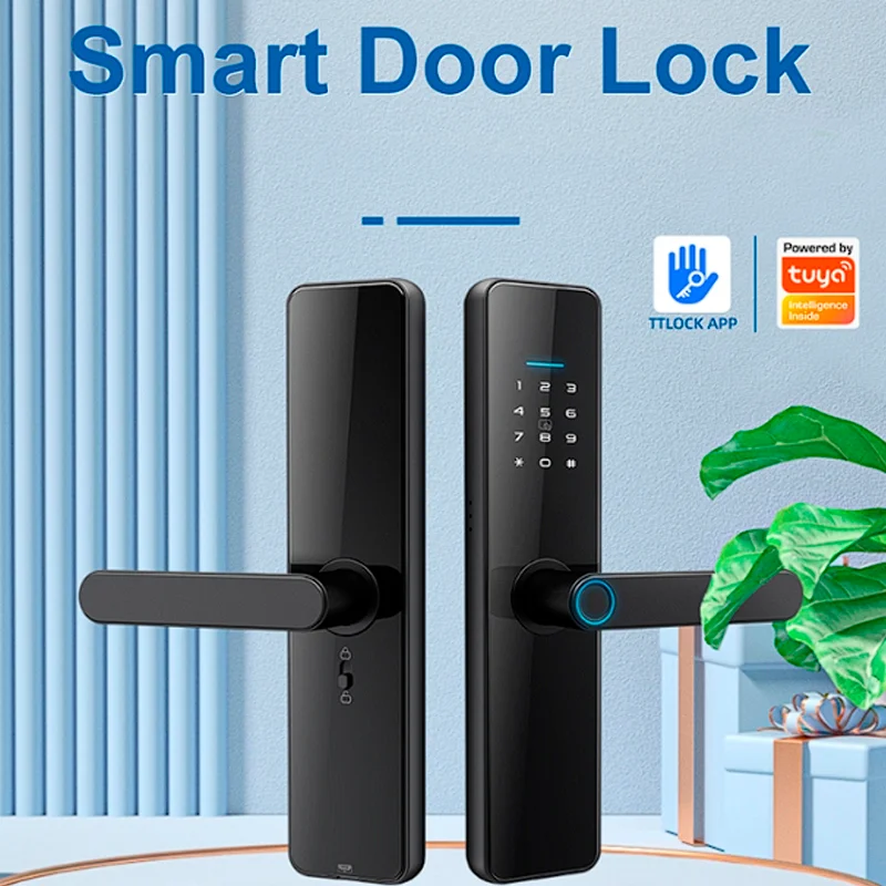 CERRADURA INTELIGENTE HUELLA DIGITAL BIOMÉTRICA TARJETA LS-C91