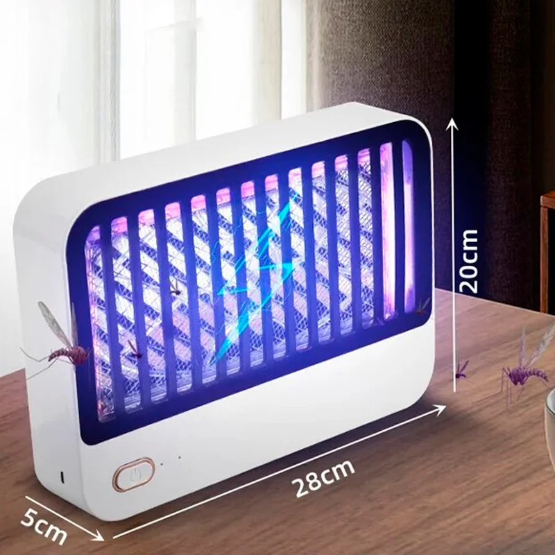 MATA MOSQUITO MOSCAS TRAMPA CON LUZ ULTRAVIOLETA DWP-3