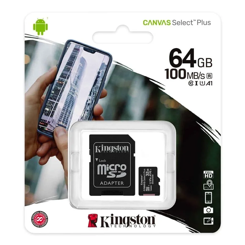 [QM64] MEMORIA 64GB Kingston Canvas Select Plus (QM64)