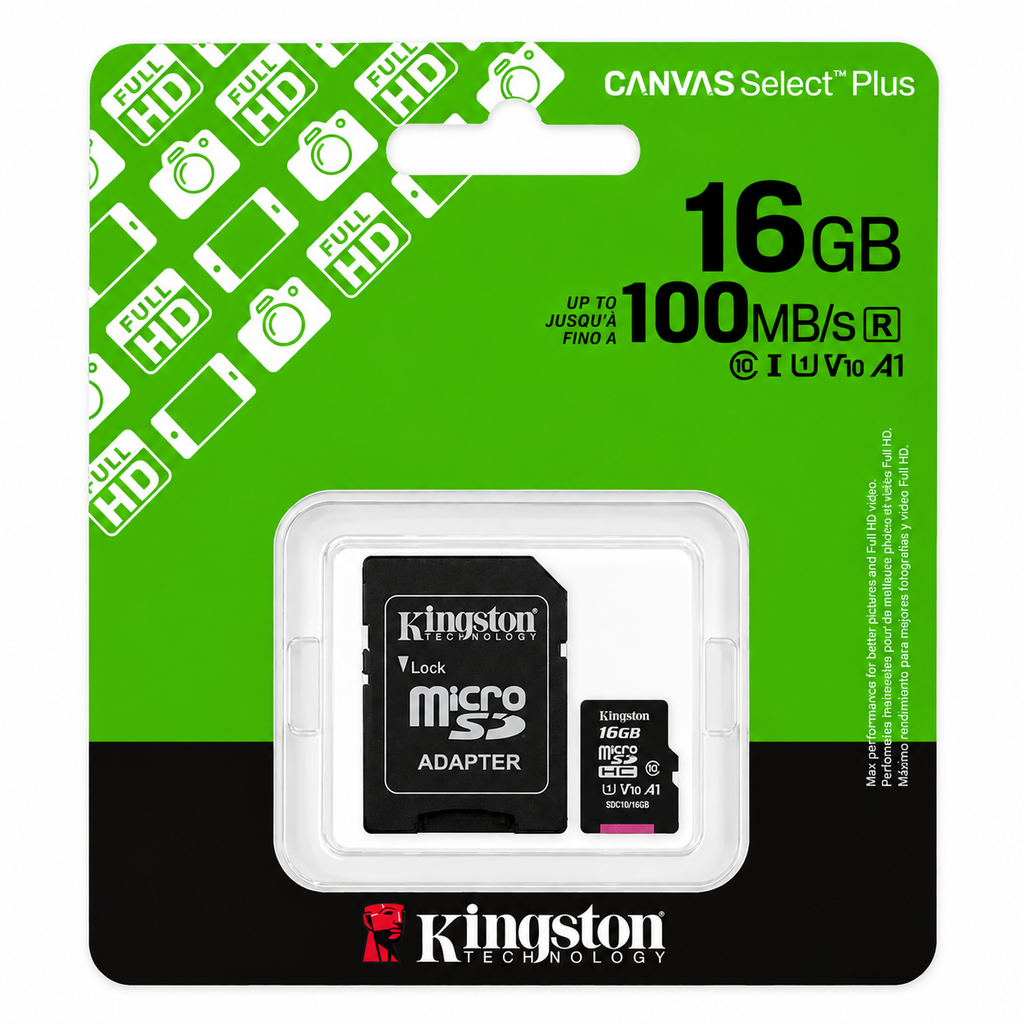[QKM16] MEMORIA 16GB Kingston Canvas Select Plus New (QKM16)
