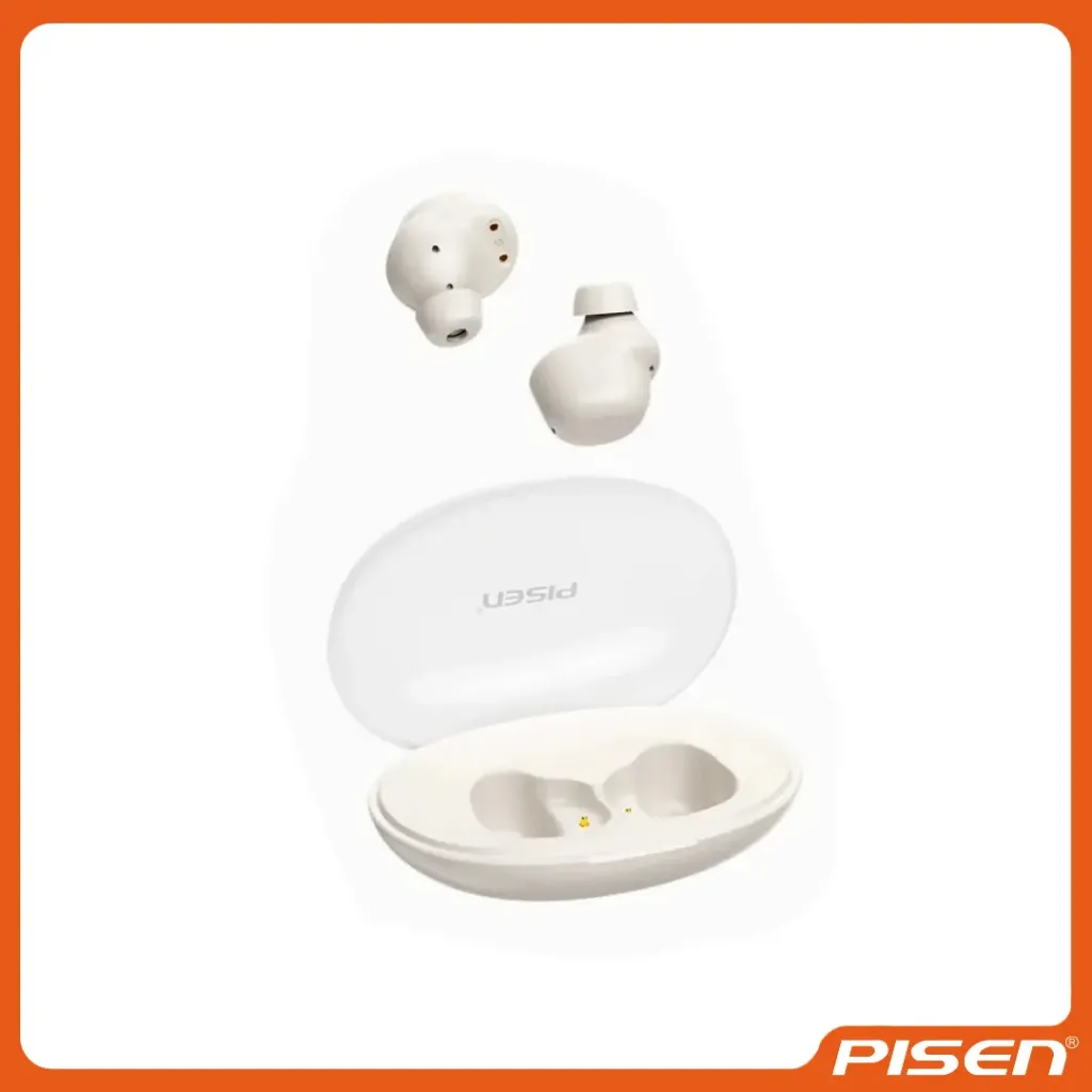 AURICULARES BLUETOOTH TRUE WIRELESS C3 (BHD-TW10/ BLANCO LECHOSO) - PISEN