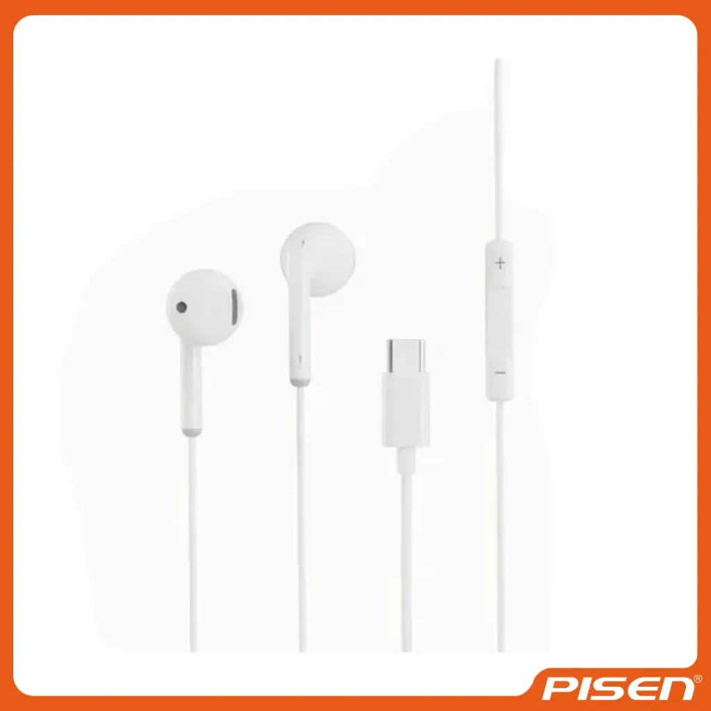 AURICULARES ESTÉREO SEMI INTRAUDITIVOS USB-C - PISEN
