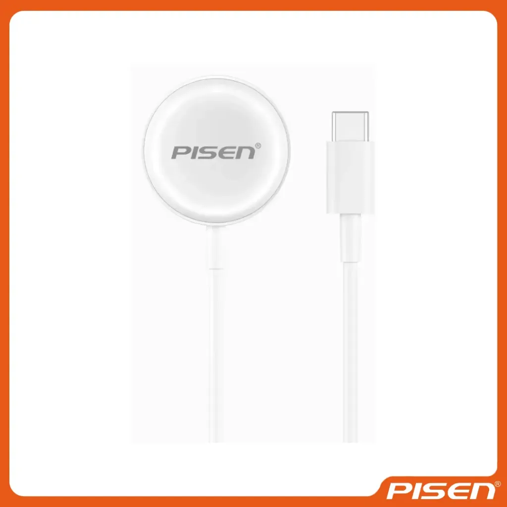 [F-PS-WC021000B] BASE DE CARGA PARA IWATCH (TYPE-C) 1M (TS-WC02-1000/BLANCO NUBE INICIAL) - PISEN