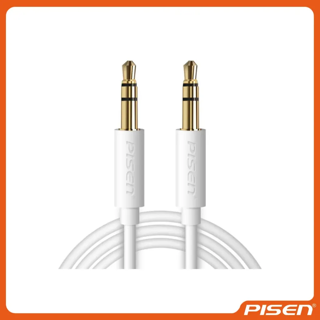 [F-PS-YP051500B] CABLE DE AUDIO ESTÉREO 3.5mm (YP05-1500/BLANCO)-EN -PISEN
