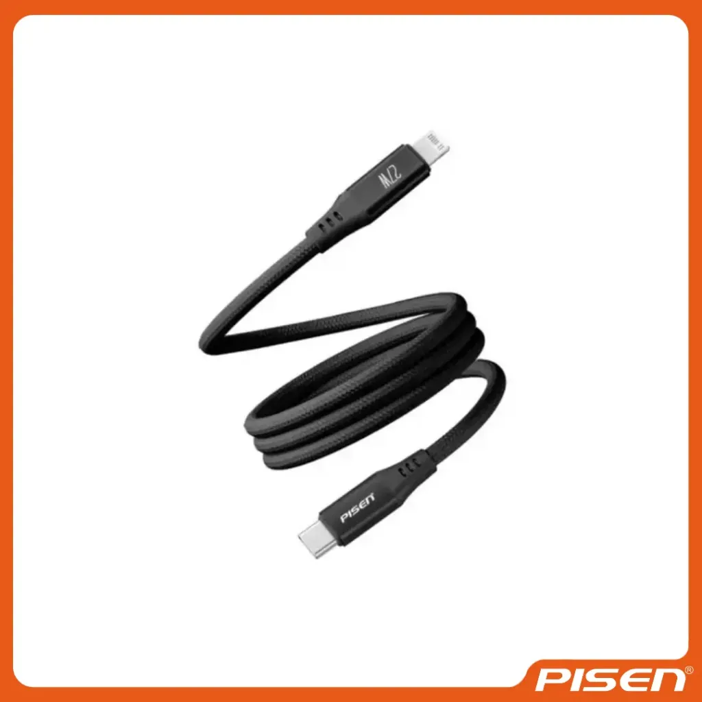 [F-PS-CLFC121000A] CABLE DE DATOS MAGNÉTICO TEJIDO DE CARGA RÁPIDA C A L 27W 1M CL-FC12-1000 - PISEN
