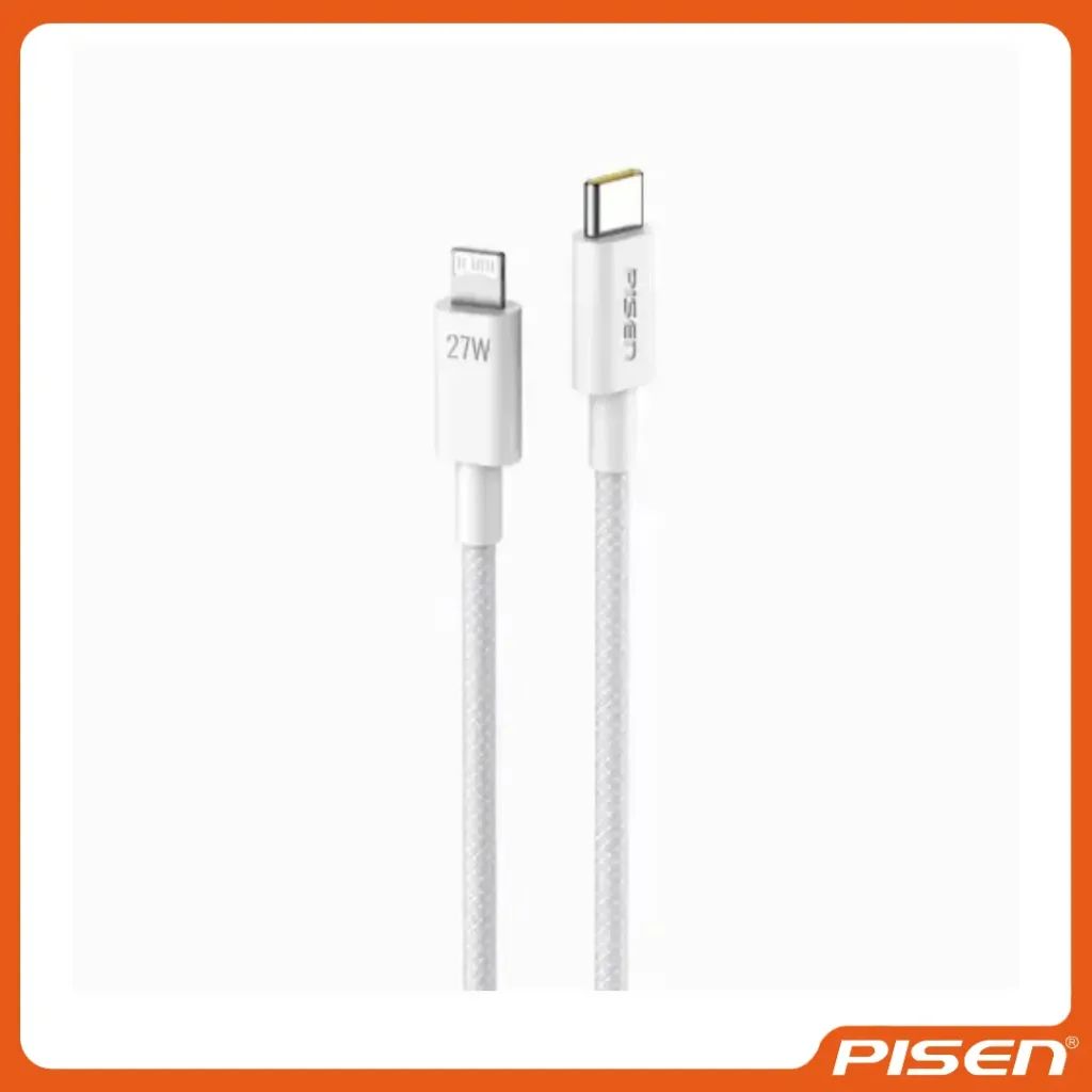 [F-PS-CLPD101000G] CABLE DE DATOS TEJIDO COLORIDO C A L 27W 1M CL-PD10-1000  - PISEN