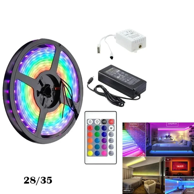 [k34607] TIRA DE LED 2835 CON FUENTE ARMADO Ibek