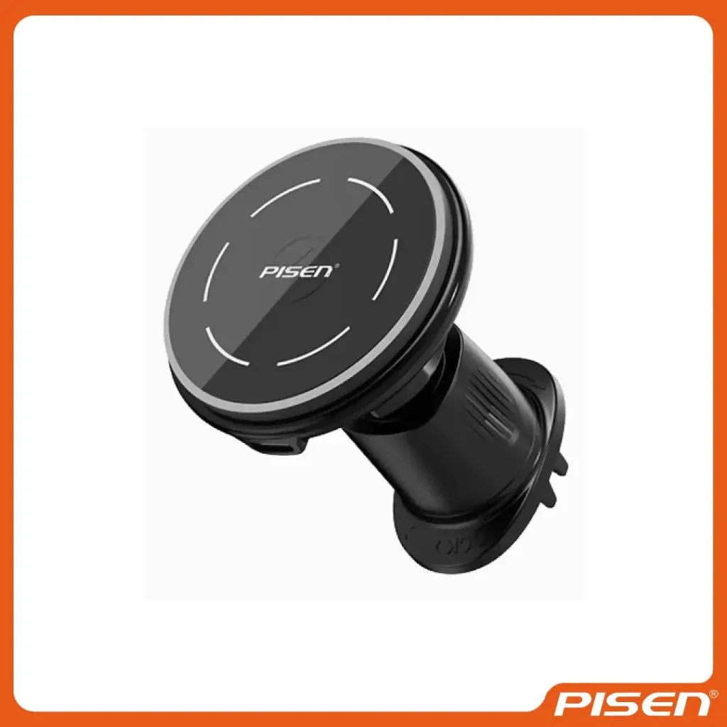 MAG DEPOT SOPORTE MAGNÉTICO DE COCHE CON CARGA INALÁMBRICA QI2 15W - PISEN