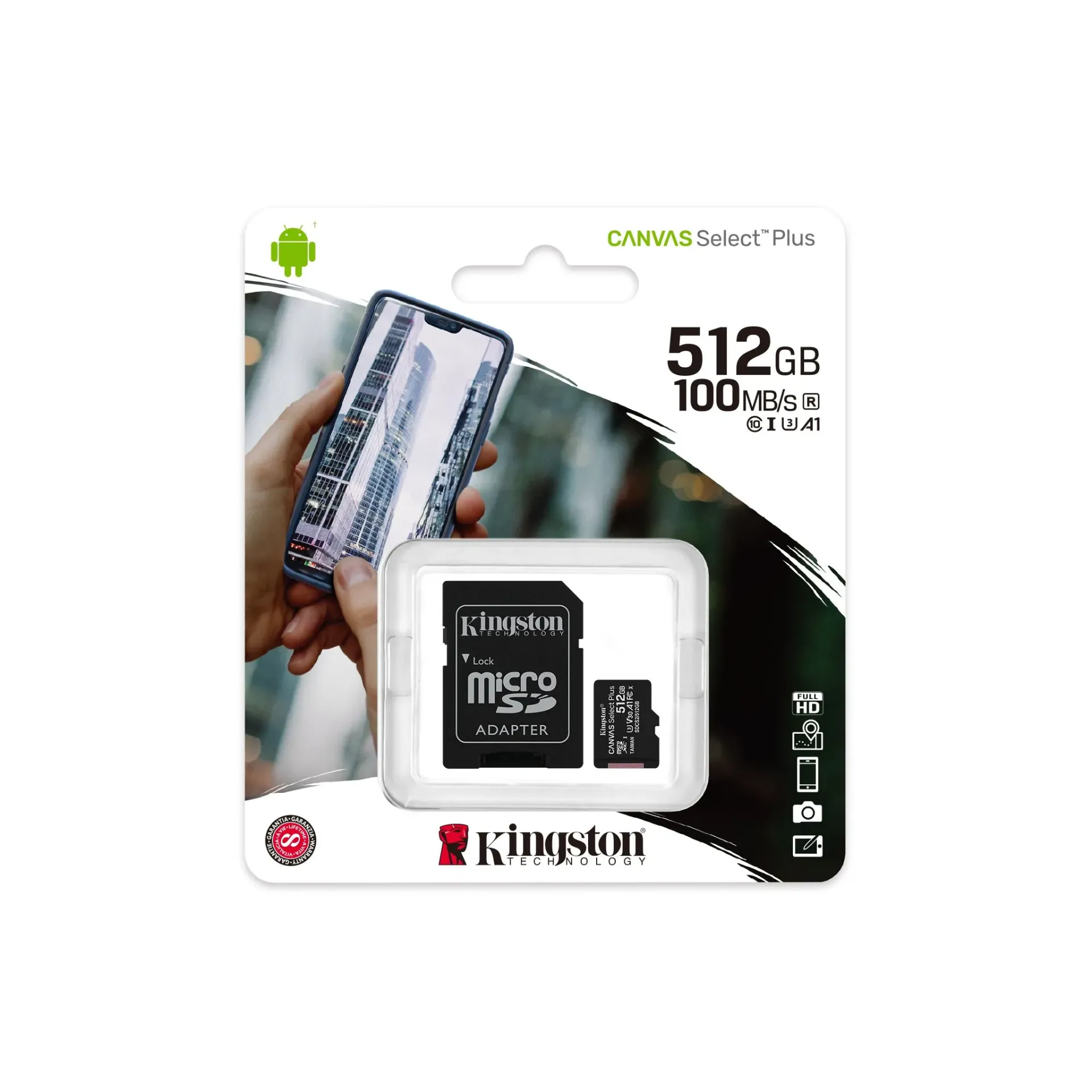 MEMORIA KINGSTON 512 GB Canvas Select Plus